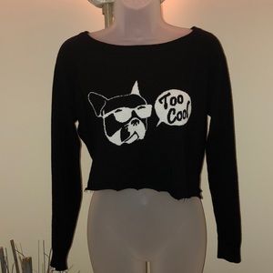 Crop top sweater